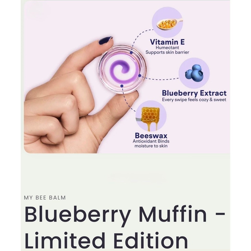My Bee Balm - Blueberry Muffin - Limited Edition - Picture 3 of 6